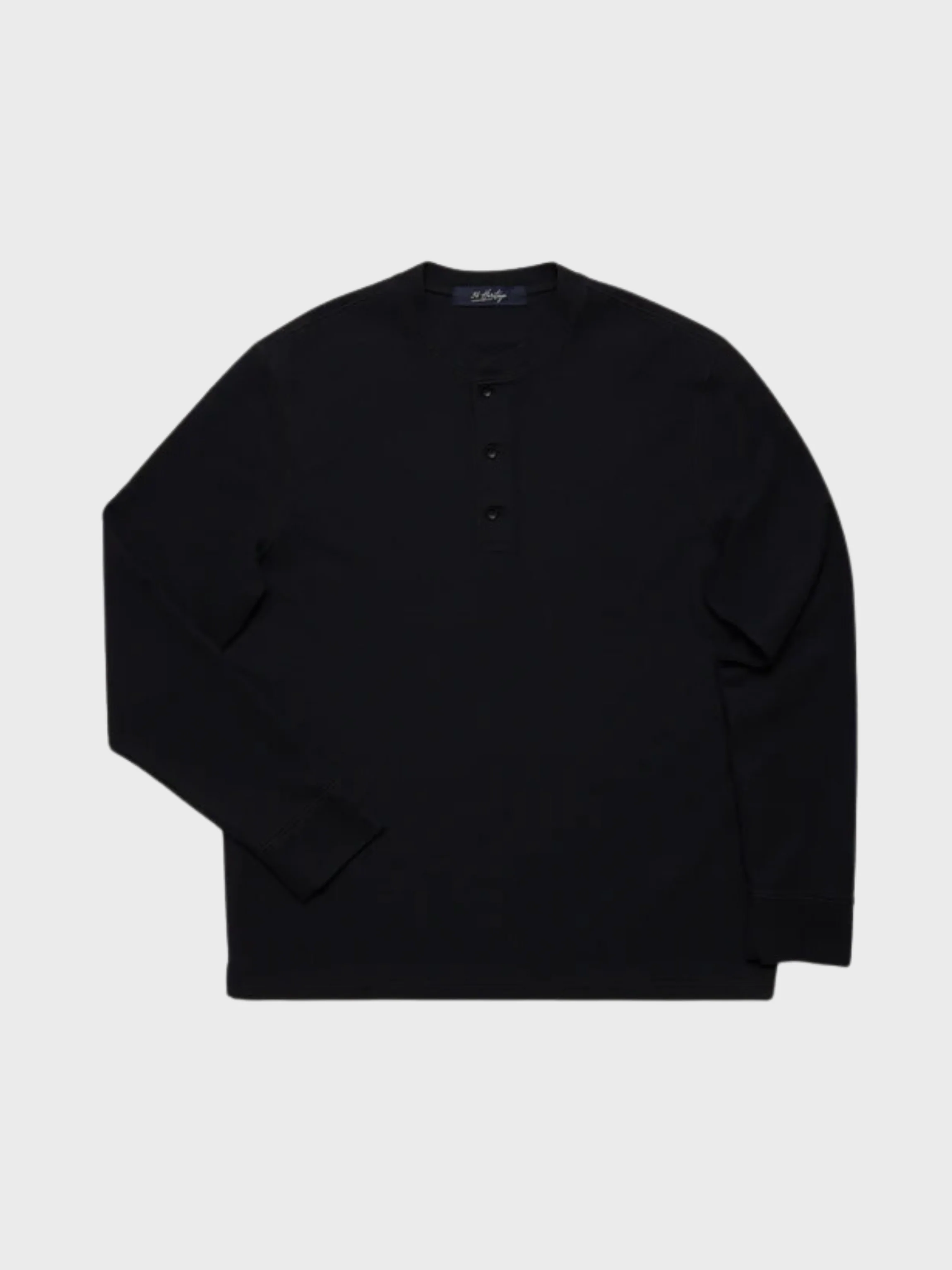 34 Heritage LS Henley Black - Image 2