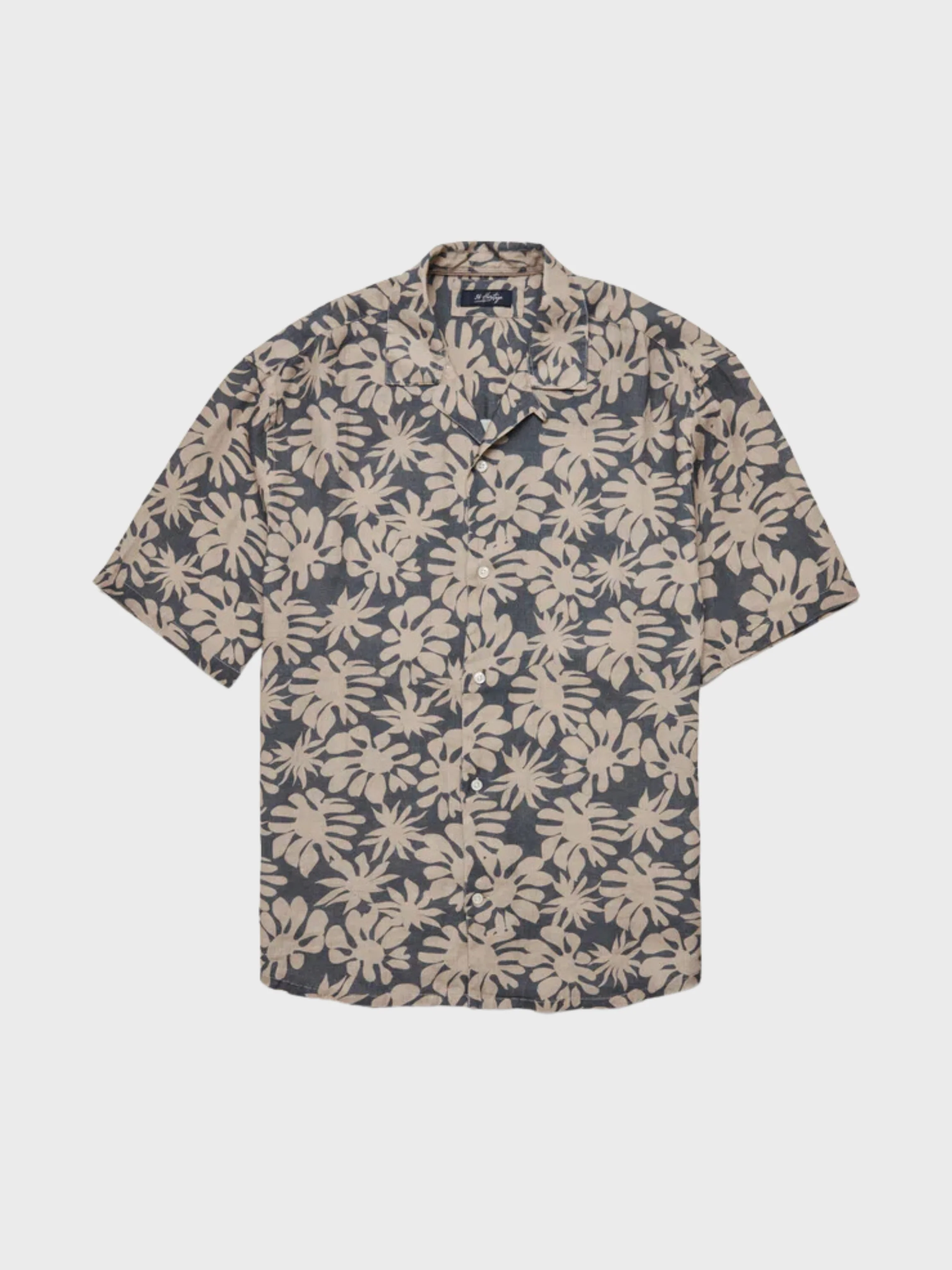 34 Heritage Bloom Linen Shirt - Twine - Image 2