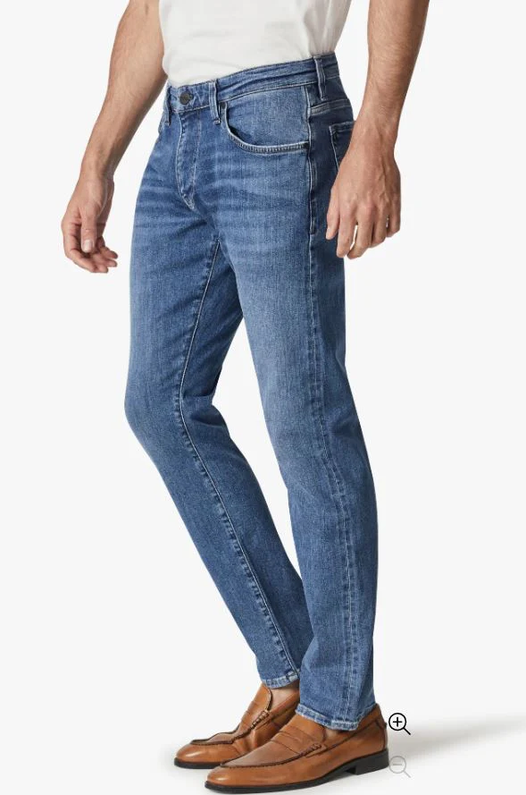 34 Heritage Cool Denim Mid Blue Selvedge FW23 - Image 3