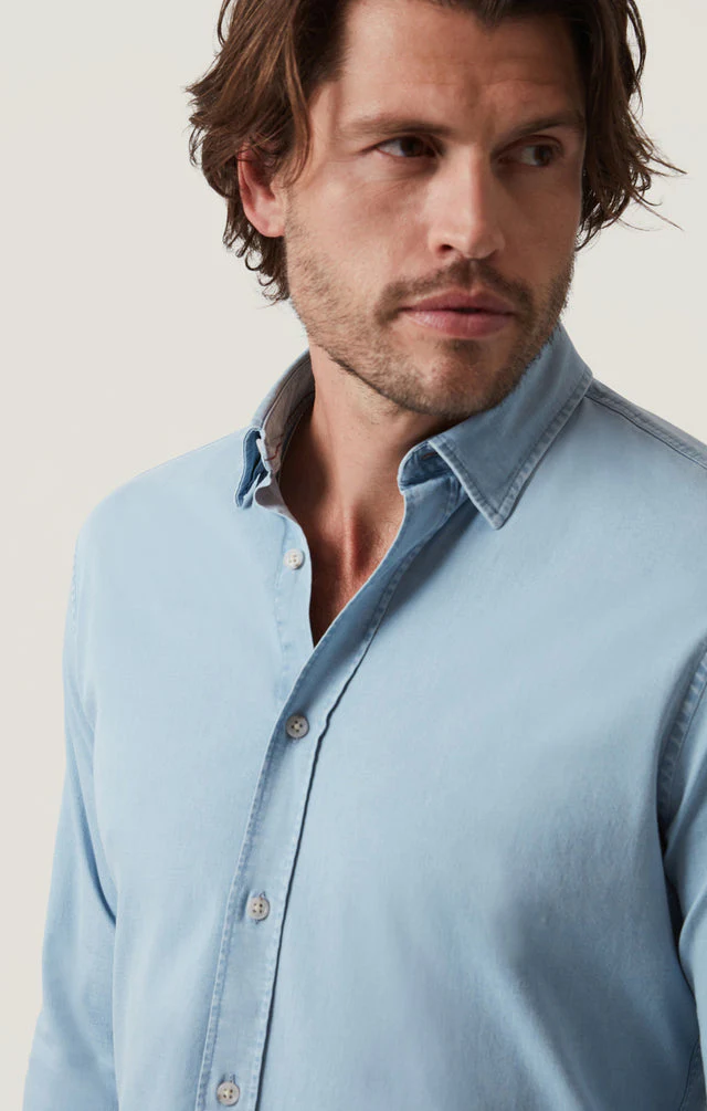 34 Heritage Denim Shirt Bleach - Image 6
