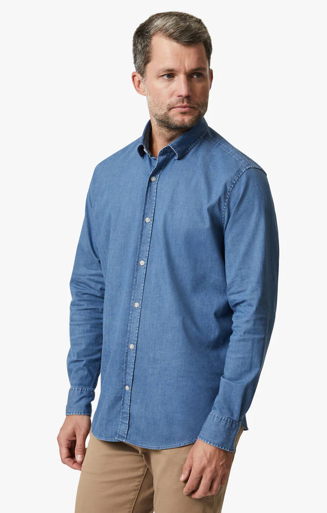 34 Heritage Denim Shirt Light - Image 4