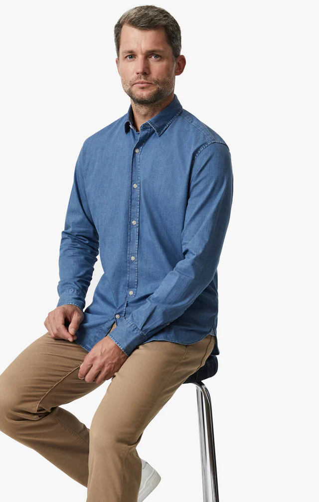 34 Heritage Denim Shirt Light - Image 6