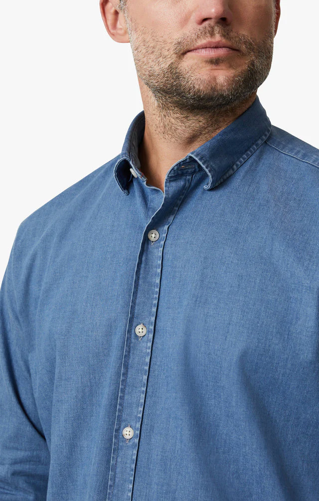 34 Heritage Denim Shirt Light - Image 7