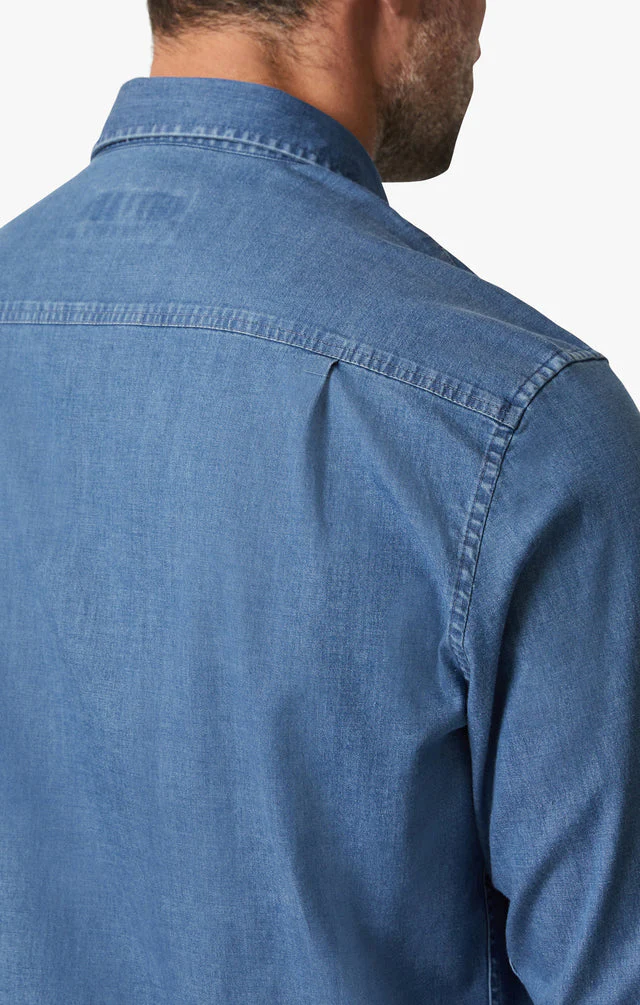 34 Heritage Denim Shirt Light - Image 8