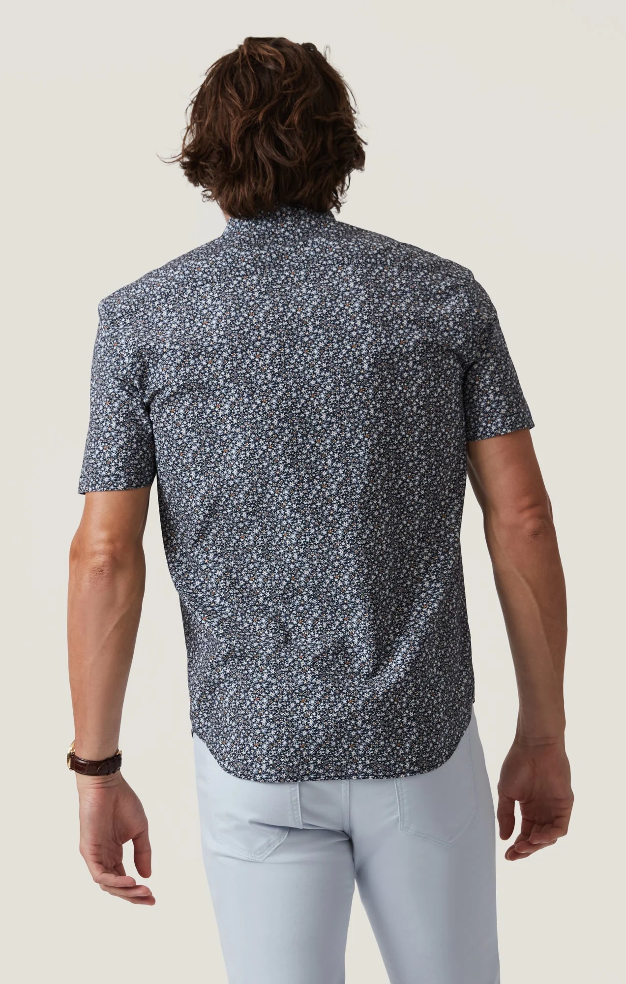 34 Heritage Field Short Sleeve Shirt Dark Navy - Image 4