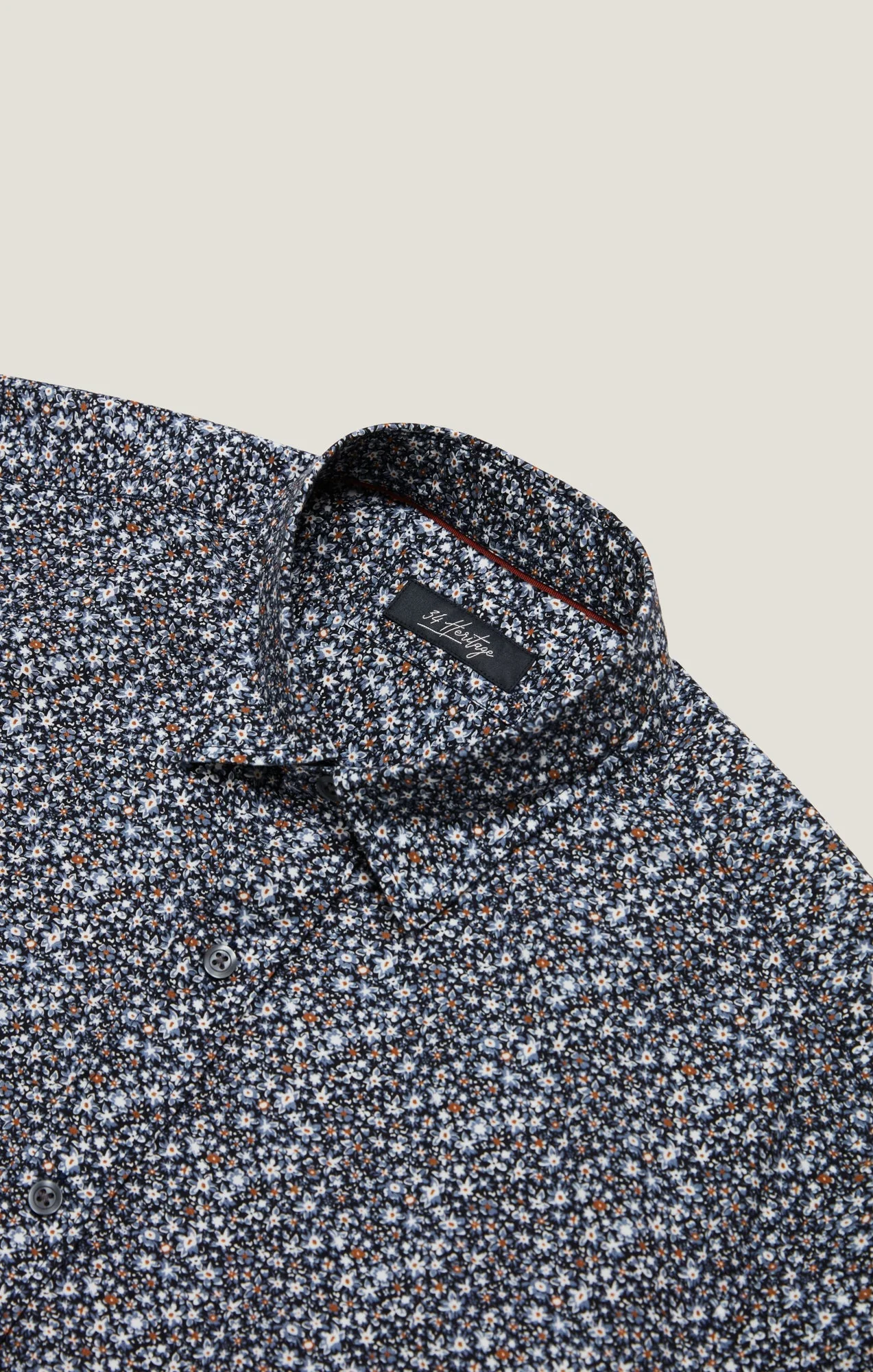 34 Heritage Field Short Sleeve Shirt Dark Navy - Image 9