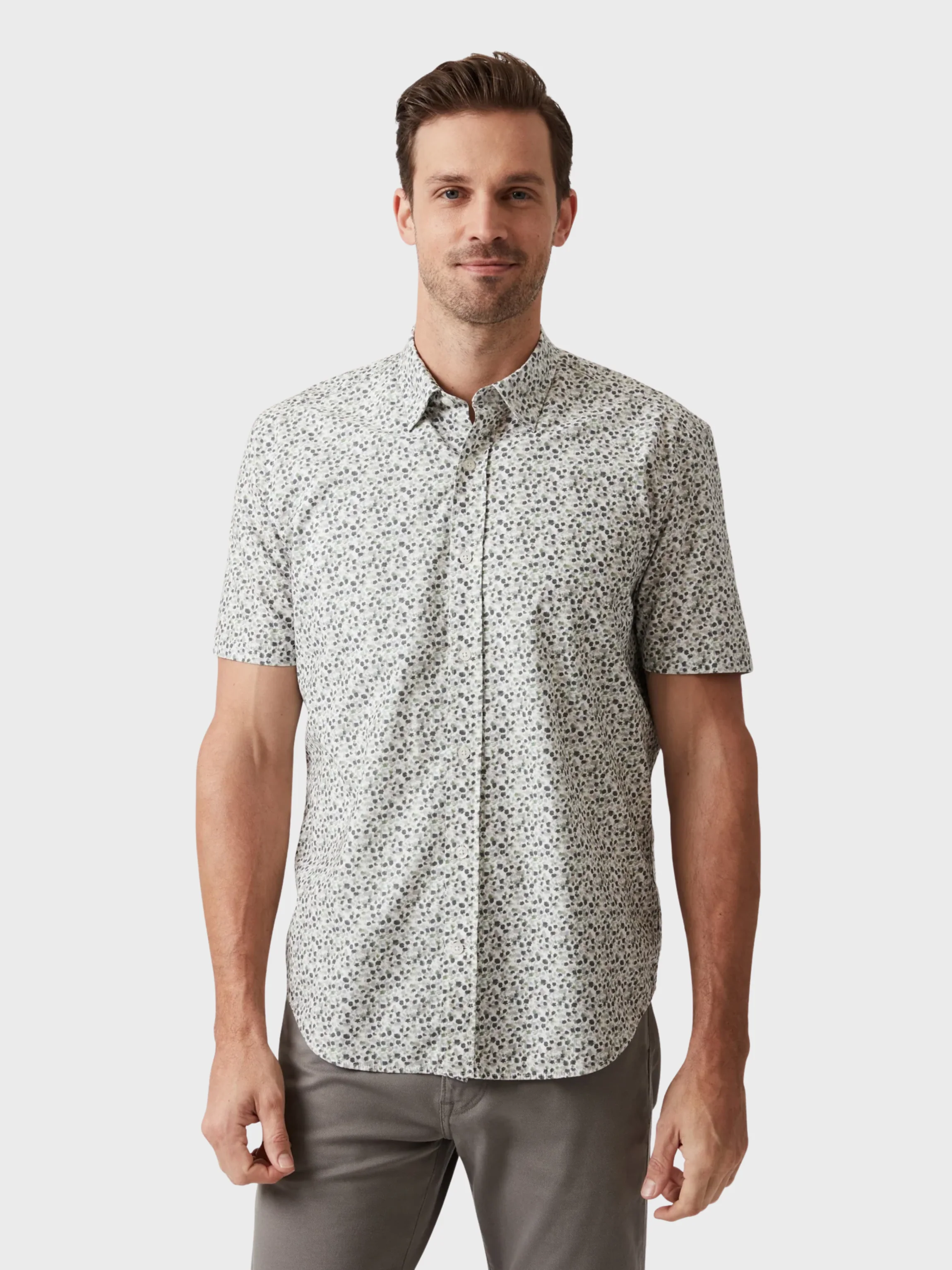 34 Heritage Grove Short Sleeve Shirt Olive