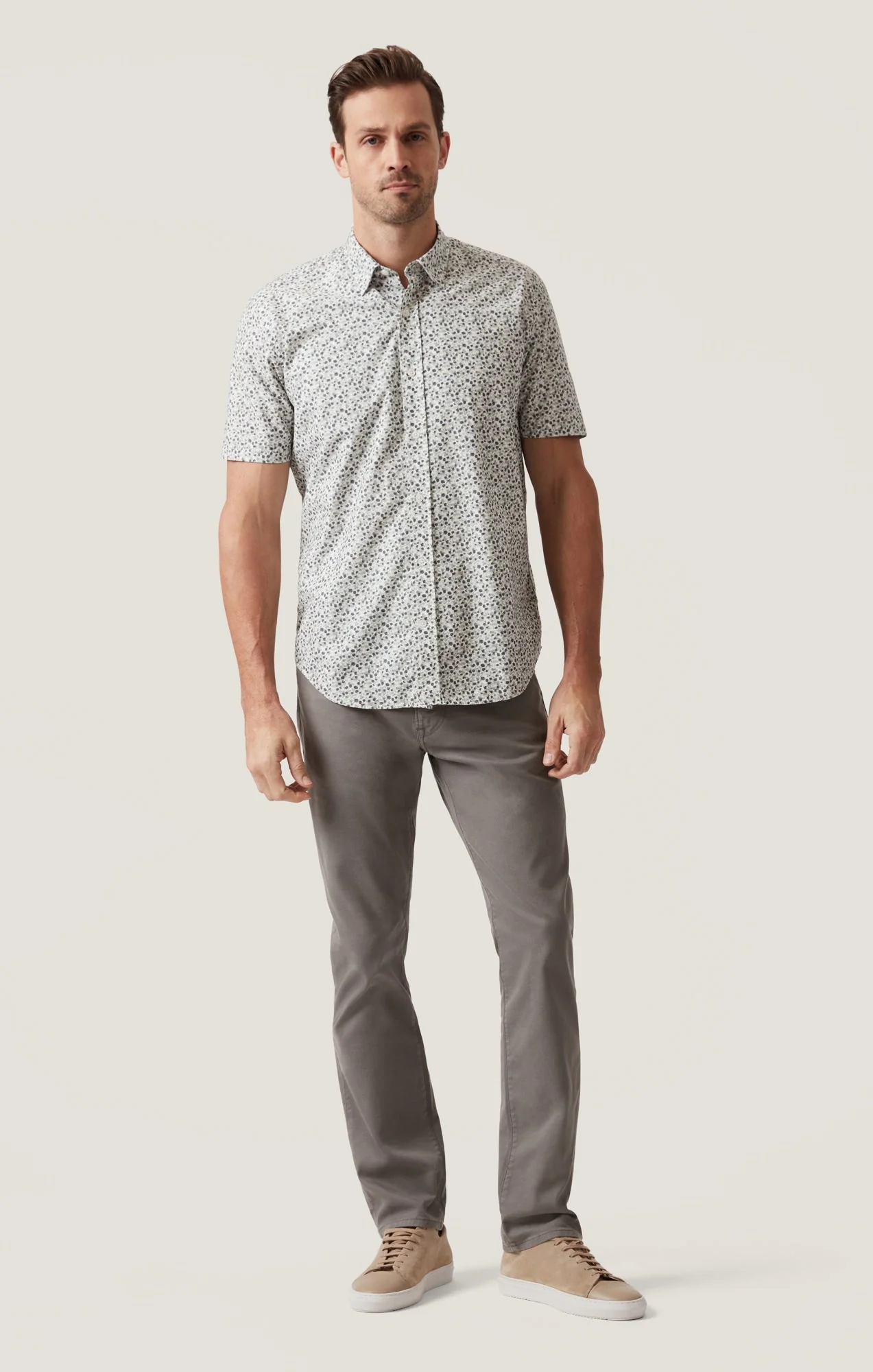 34 Heritage Grove Short Sleeve Shirt Olive - Image 5