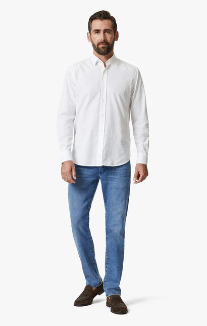34 Heritage Shirt Luxe Twill - Bright White - Image 4