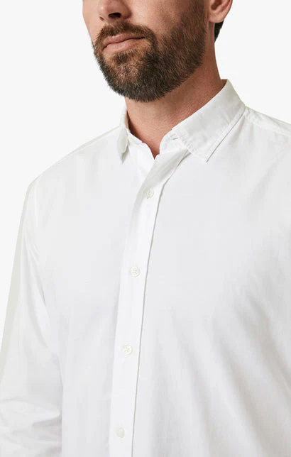 34 Heritage Shirt Luxe Twill - Bright White - Image 5