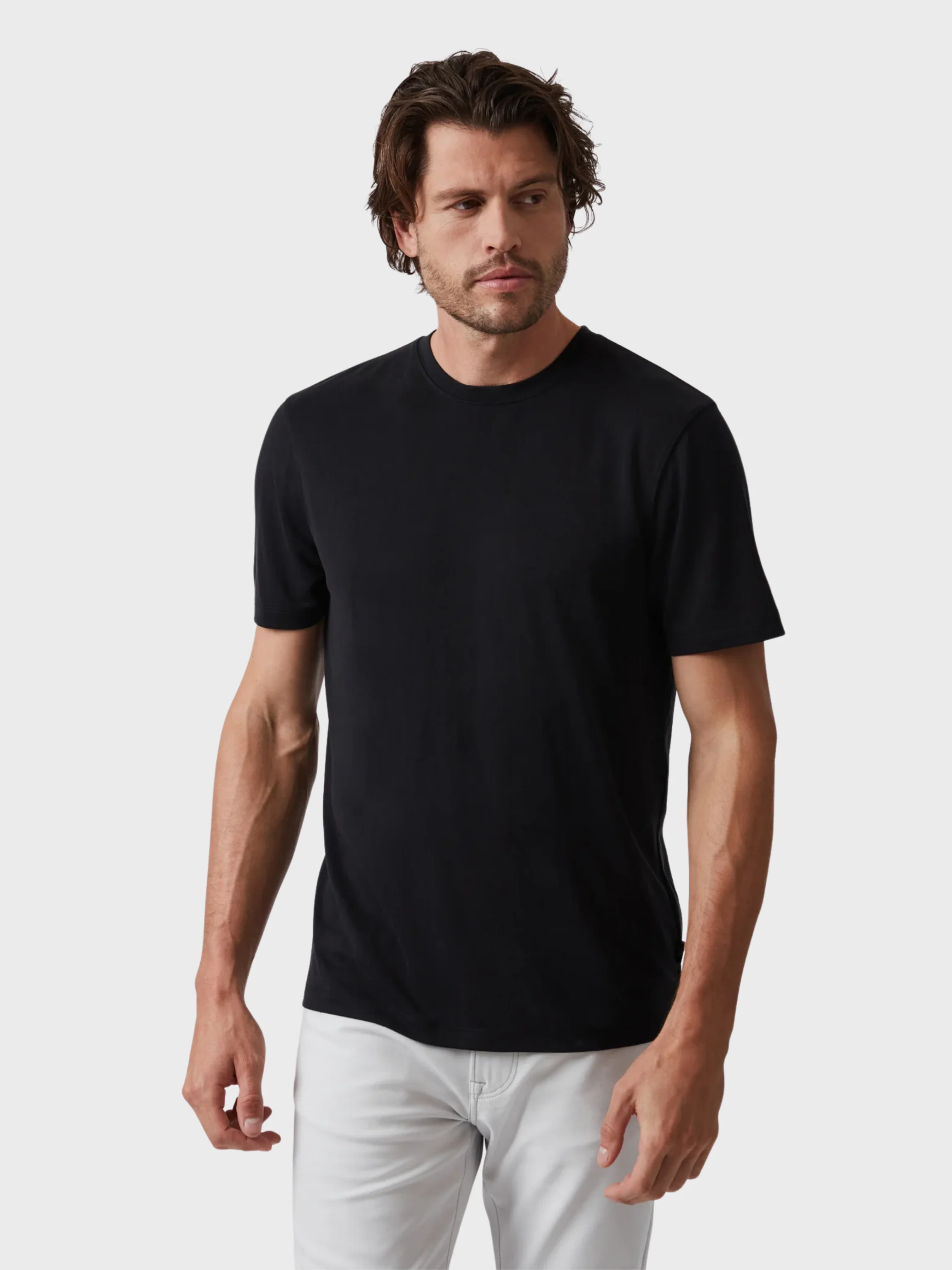 34 Heritage Pique Tee - Black