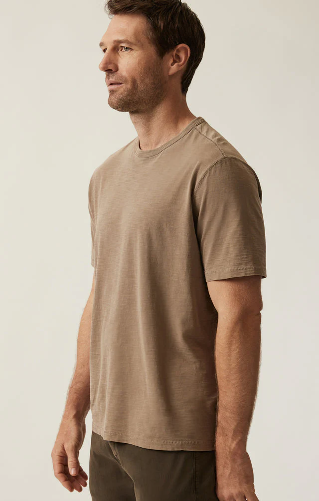 34 Heritage Slub Crew Neck T-Shirt Shitake - Image 3
