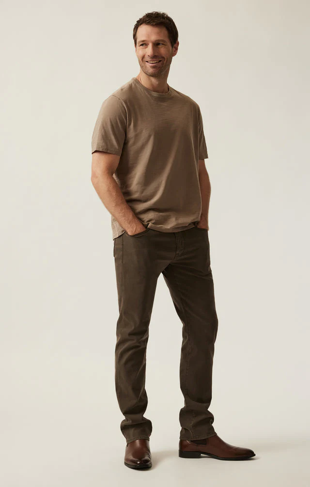 34 Heritage Slub Crew Neck T-Shirt Shitake - Image 4
