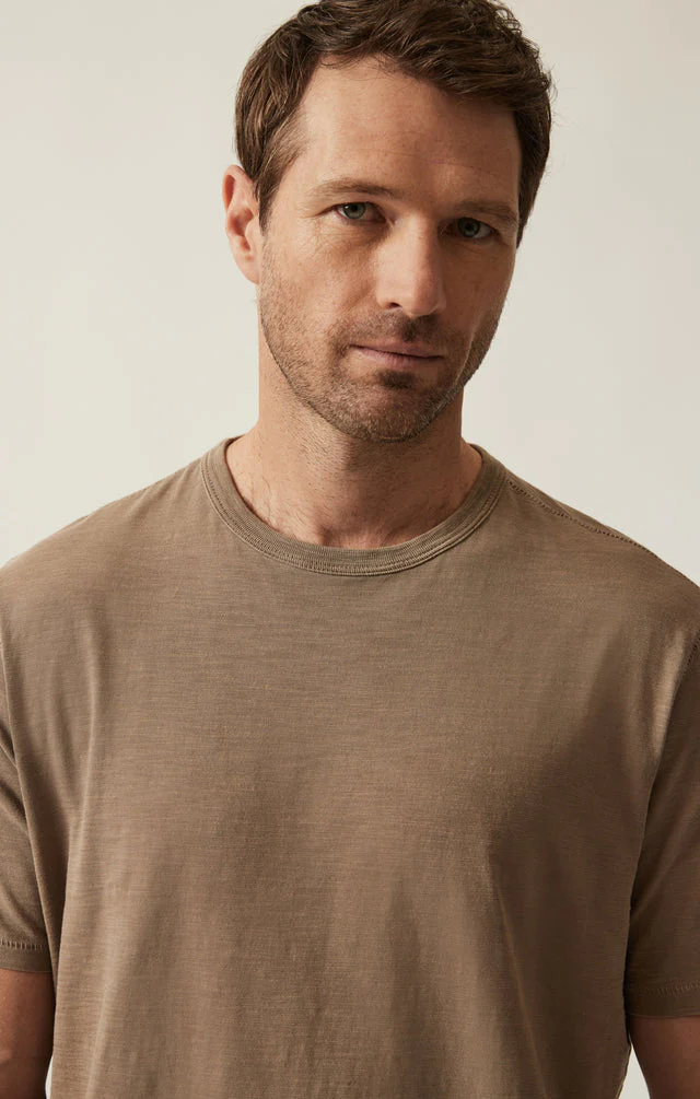34 Heritage Slub Crew Neck T-Shirt Shitake - Image 5