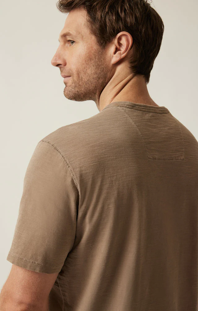 34 Heritage Slub Crew Neck T-Shirt Shitake - Image 7