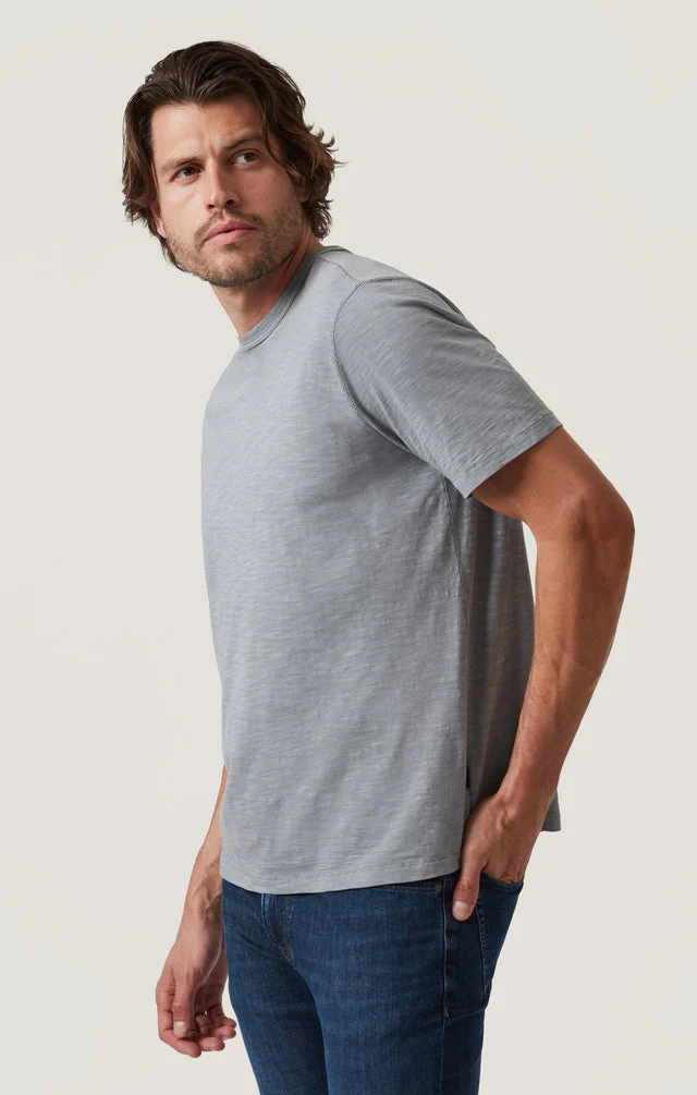 34 Heritage Slub Crew Neck Tshirt Monument Grey - Image 4