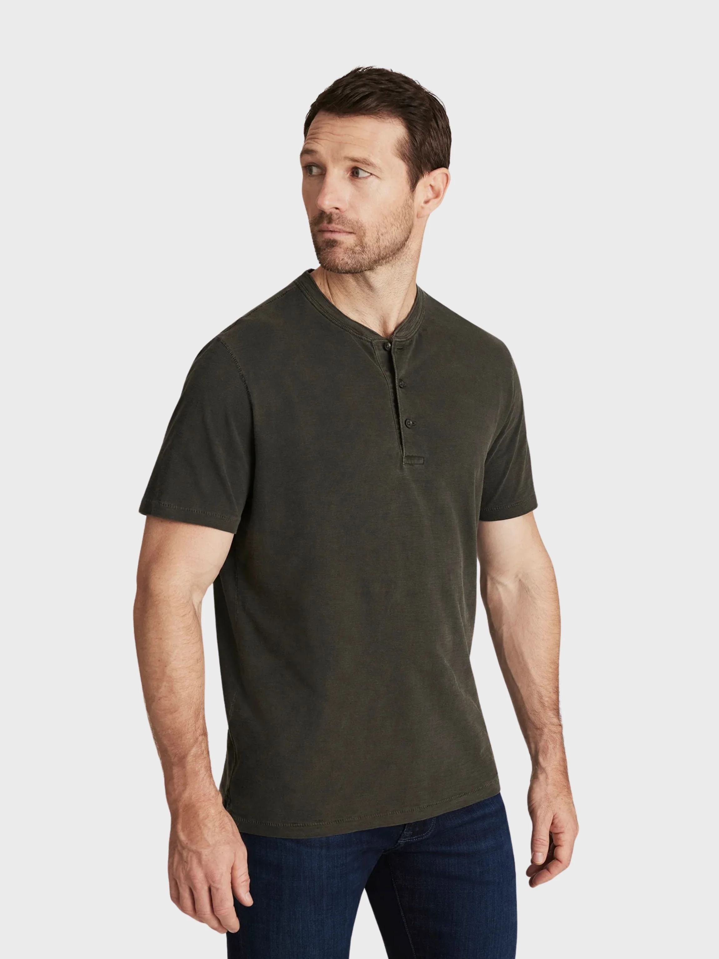 34 Heritage Slub Ss Henley Peat