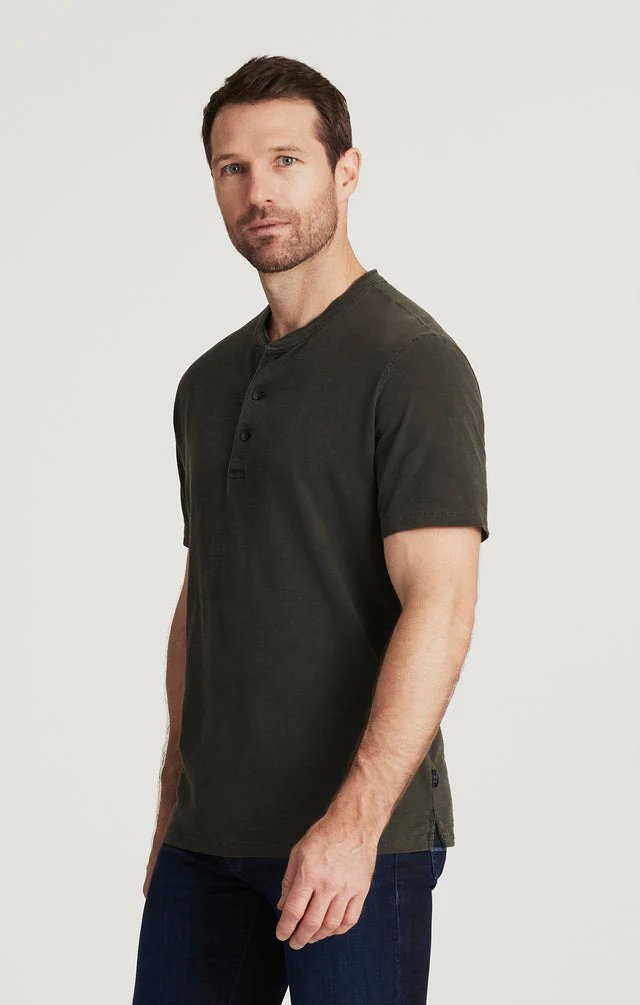 34 Heritage Slub Ss Henley Peat - Image 3
