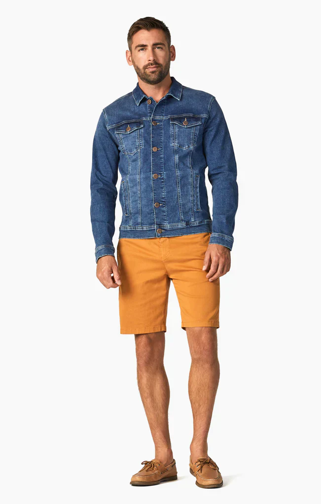 34 Heritage - Travis Organic Jacket - Mid Blue - Image 3