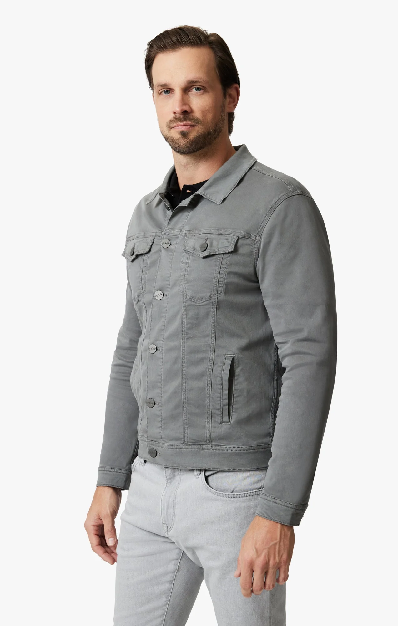 34 Heritage Travis Twill Light Jacket Sage - Image 3