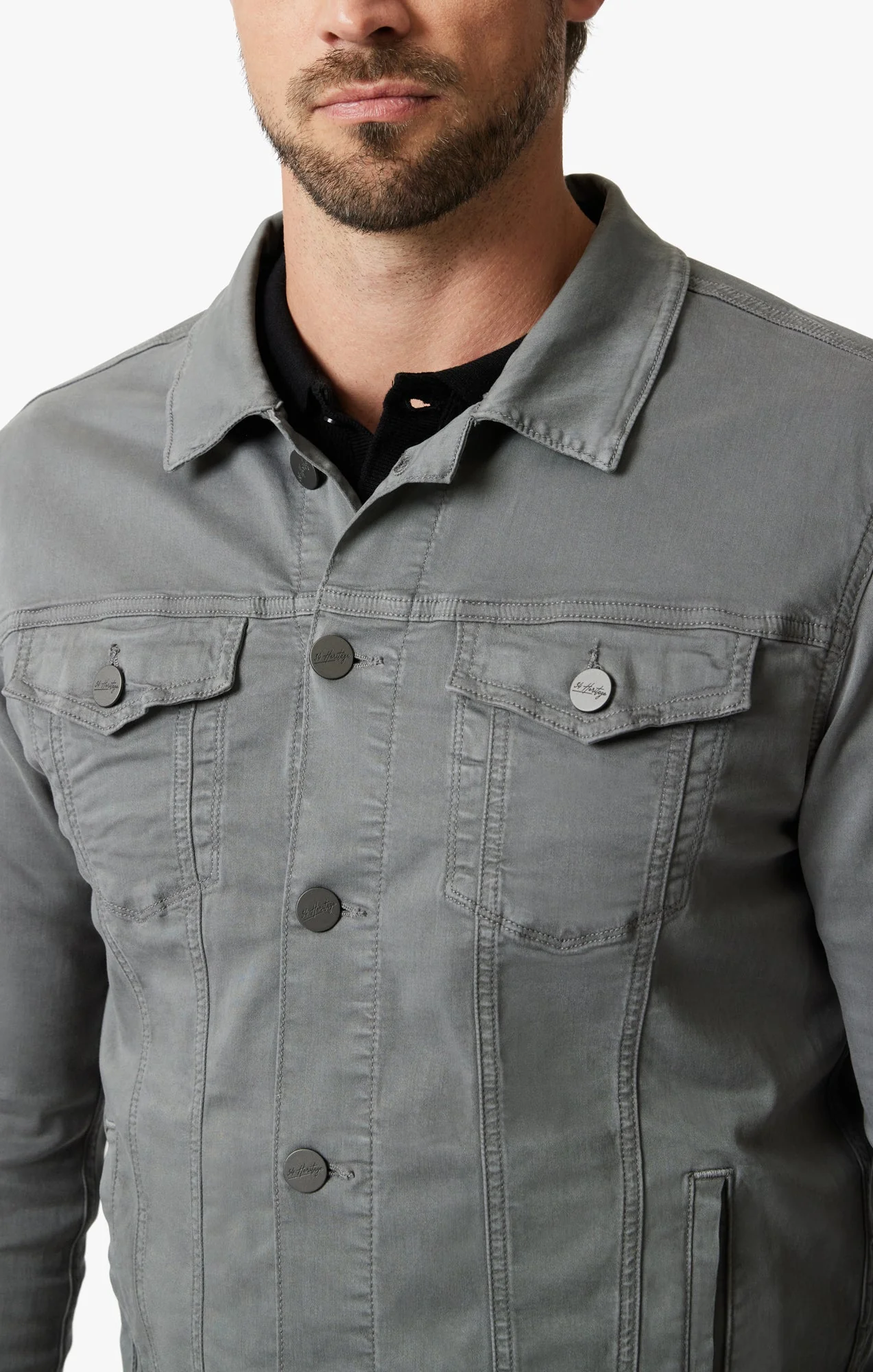 34 Heritage Travis Twill Light Jacket Sage - Image 6