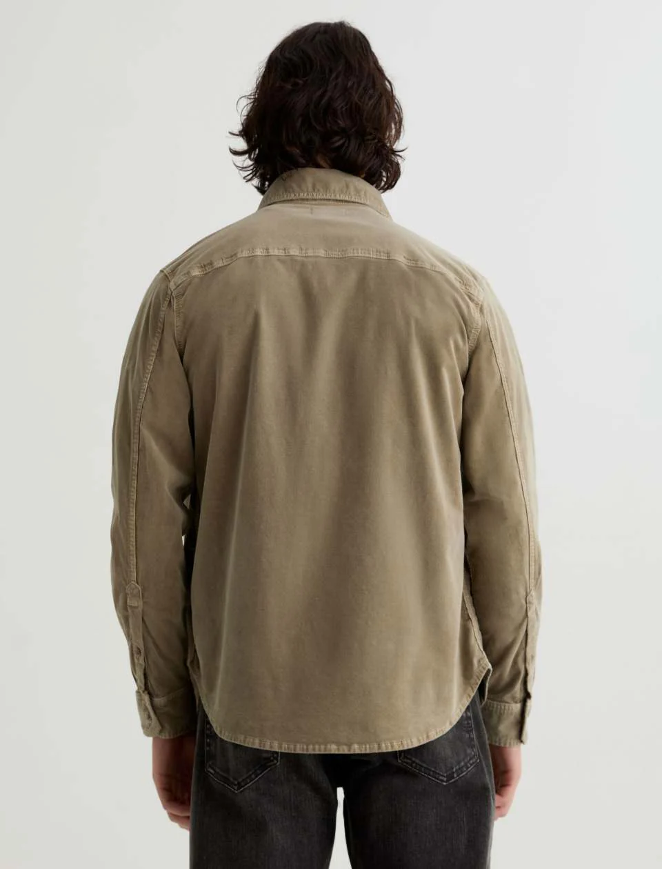 AG Curtis Work Shirt Shirts - Sulfur Industrial Taupe - Image 3