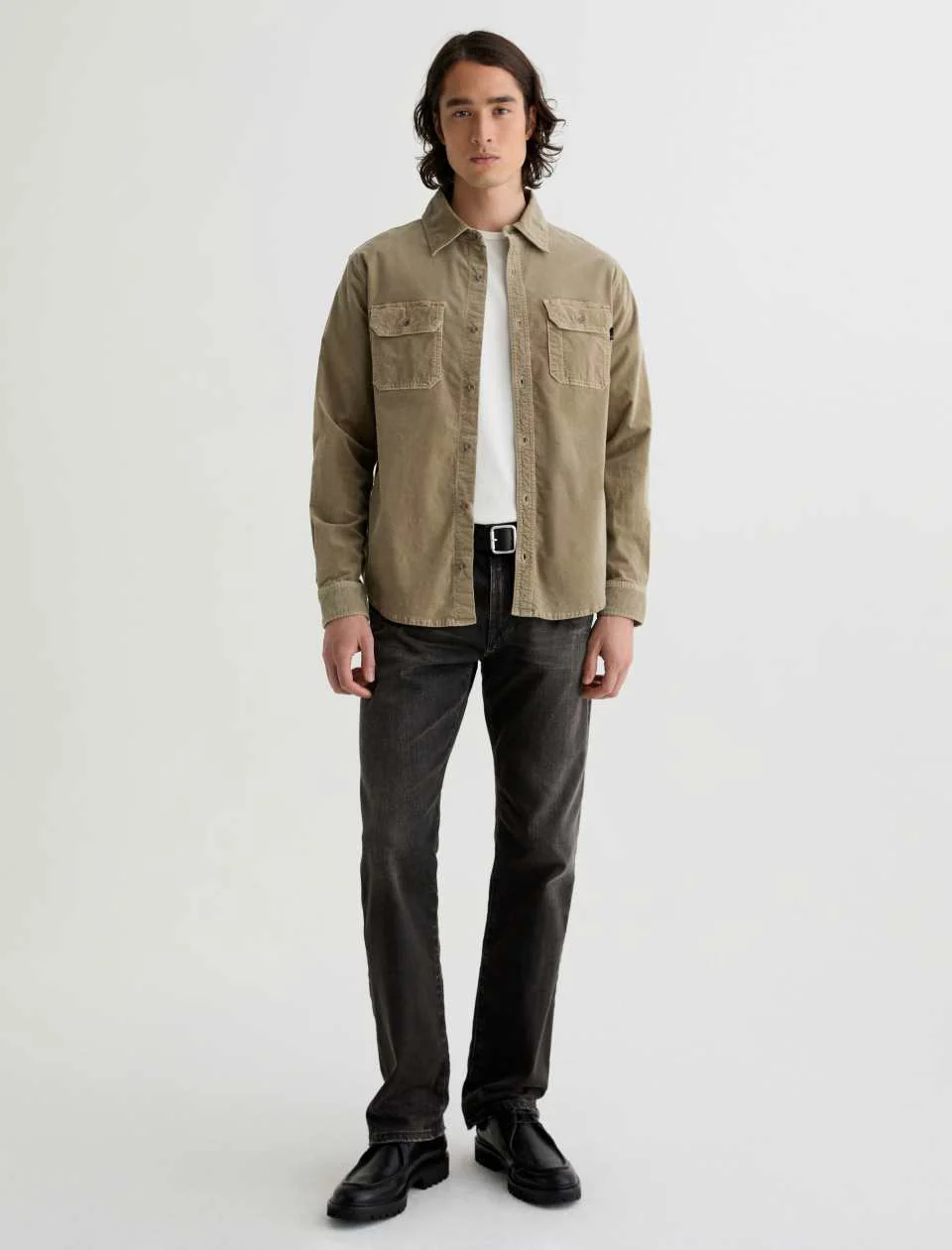 AG Curtis Work Shirt Shirts - Sulfur Industrial Taupe - Image 6