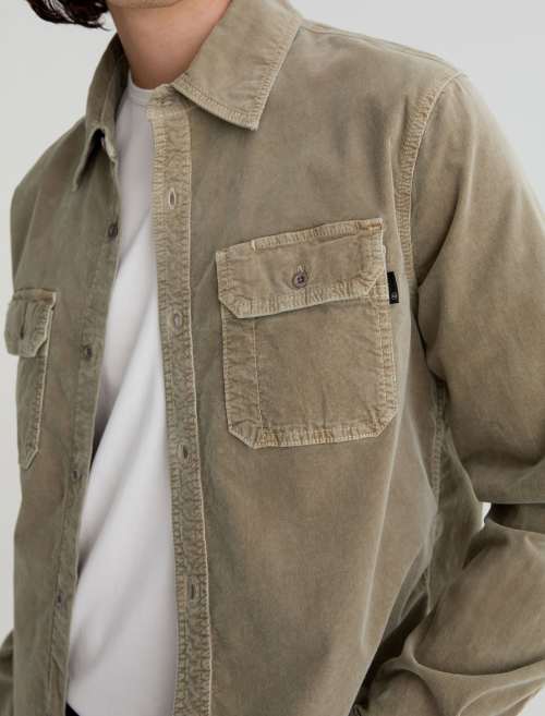 AG Curtis Work Shirt Shirts - Sulfur Industrial Taupe - Image 8