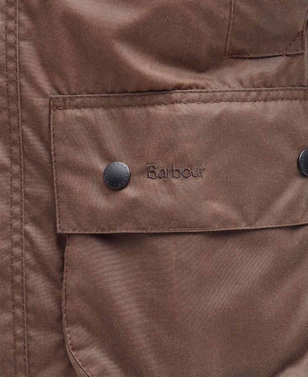 Barbour Beaufort Waxed Jacket - Bark - Image 8