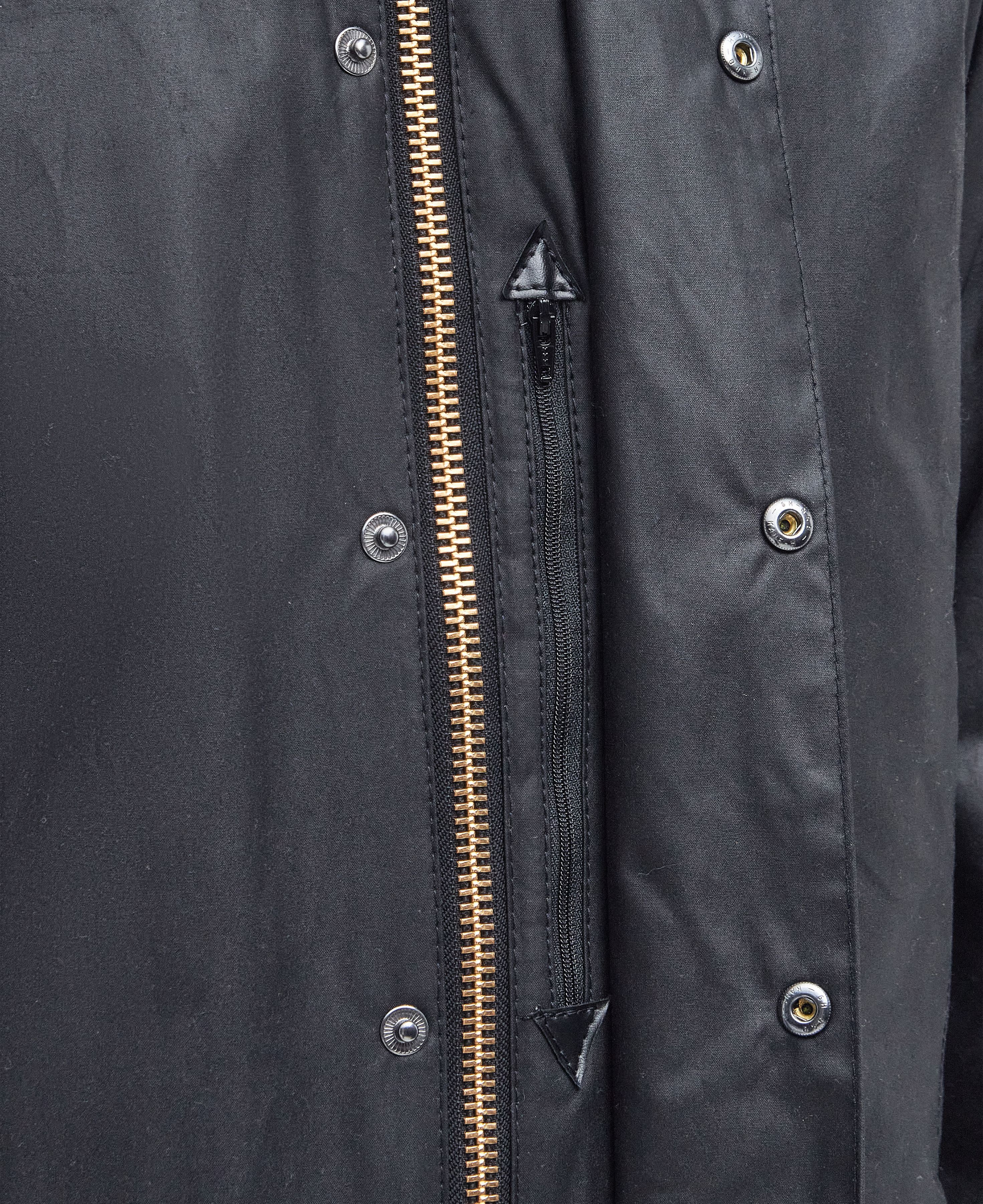 Barbour Beaufort Waxed Jacket - Black - Image 8