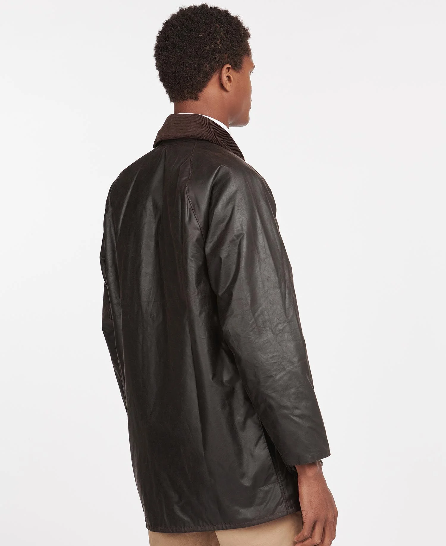 Barbour Beaufort Waxed Jacket - Rustic - Image 3