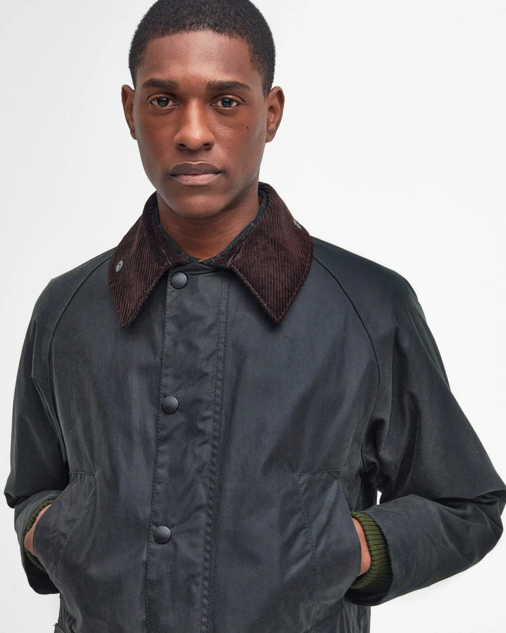Barbour Bedale Wax Jacket - Sage - Image 5