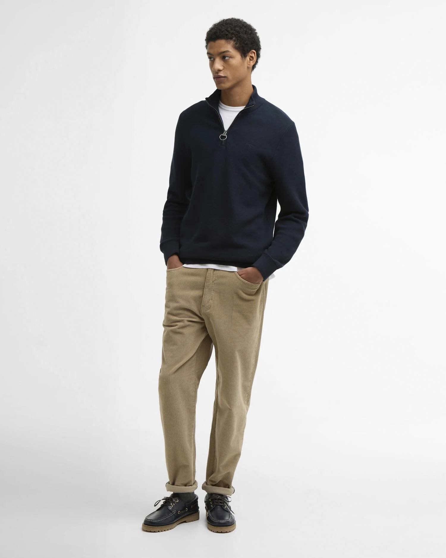 Barbour Honeycomb Hz - Navy - Image 3