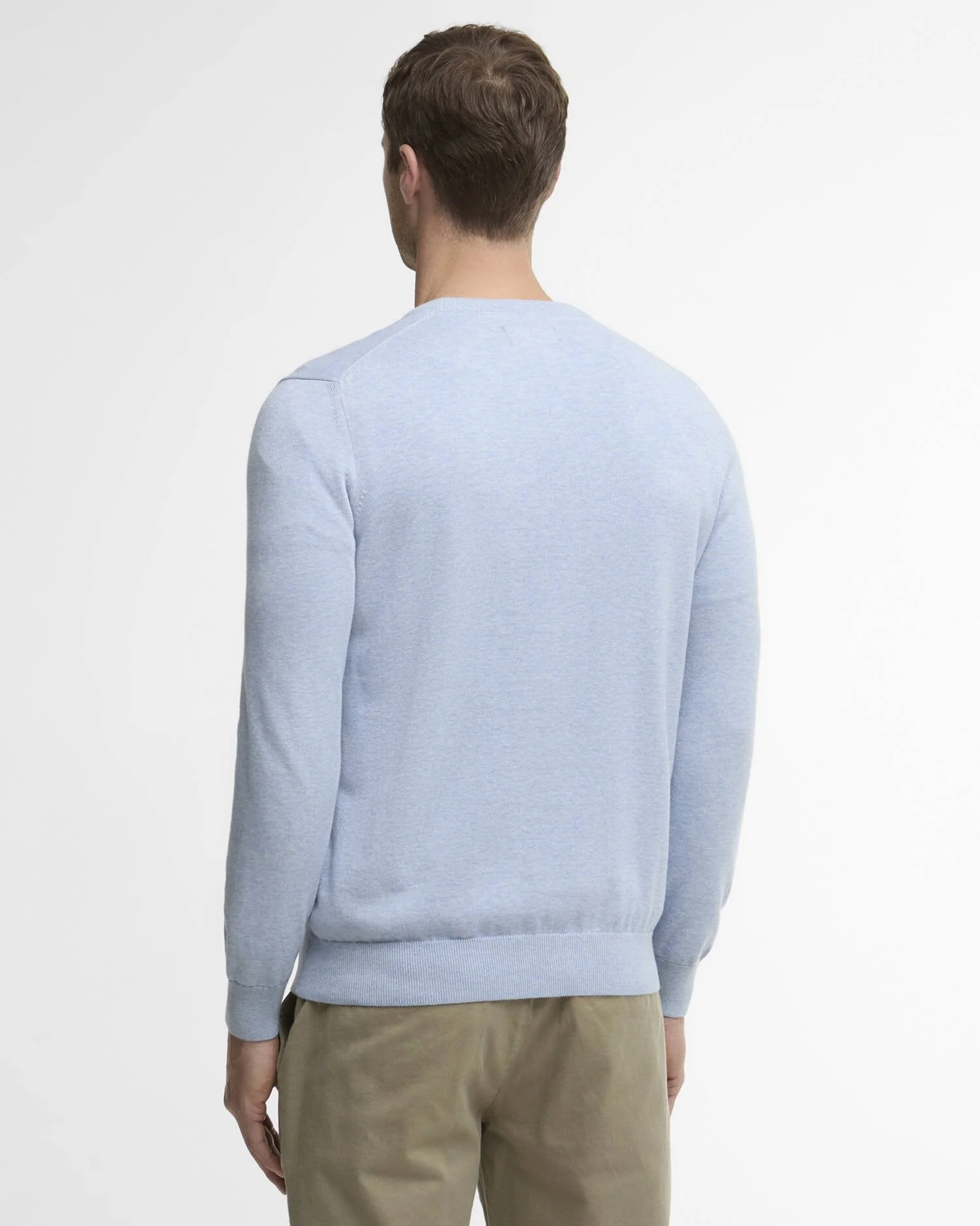 Barbour Pima Crew - Blue Haze - Image 3