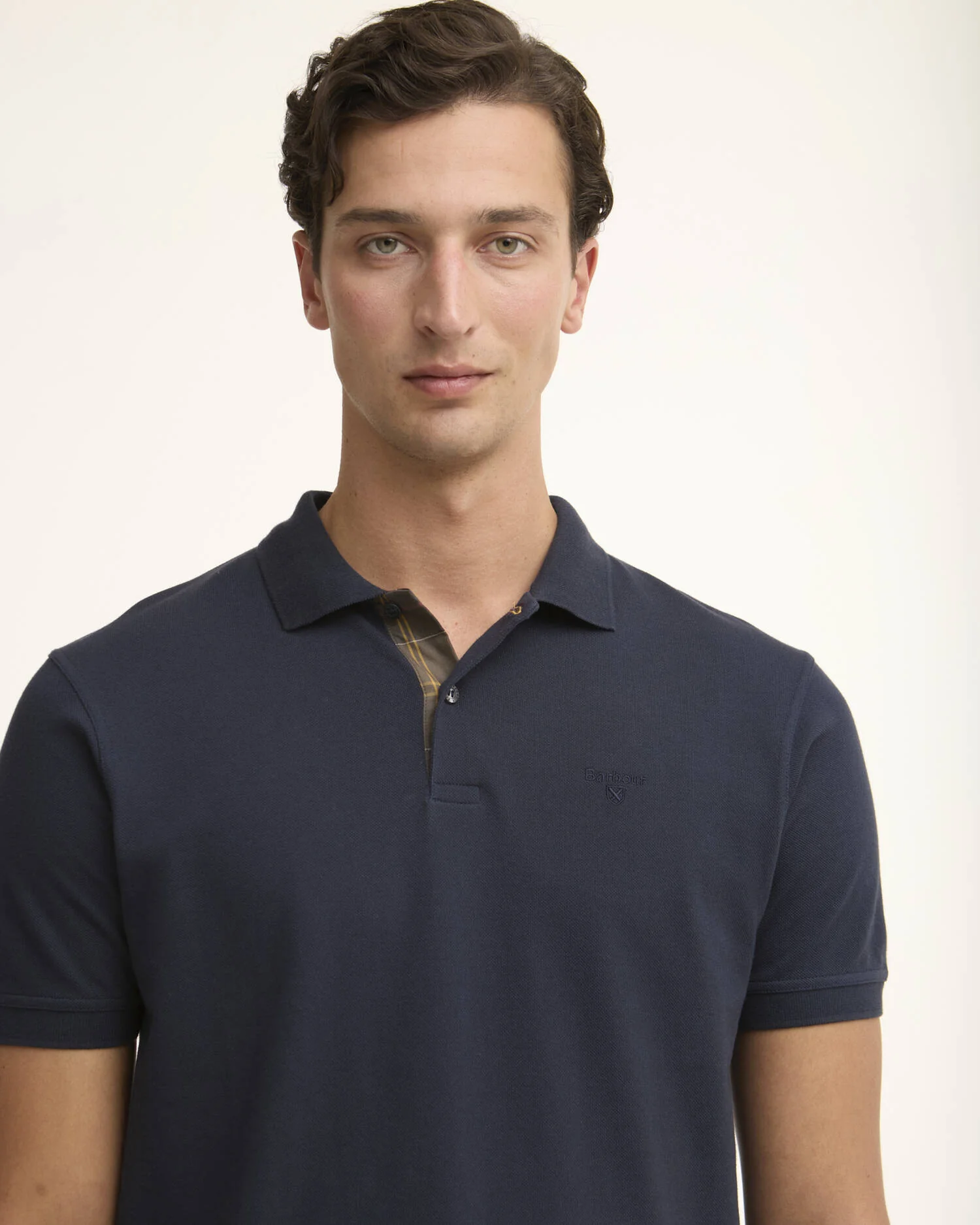 Barbour Pima Crew - Navy - Image 5