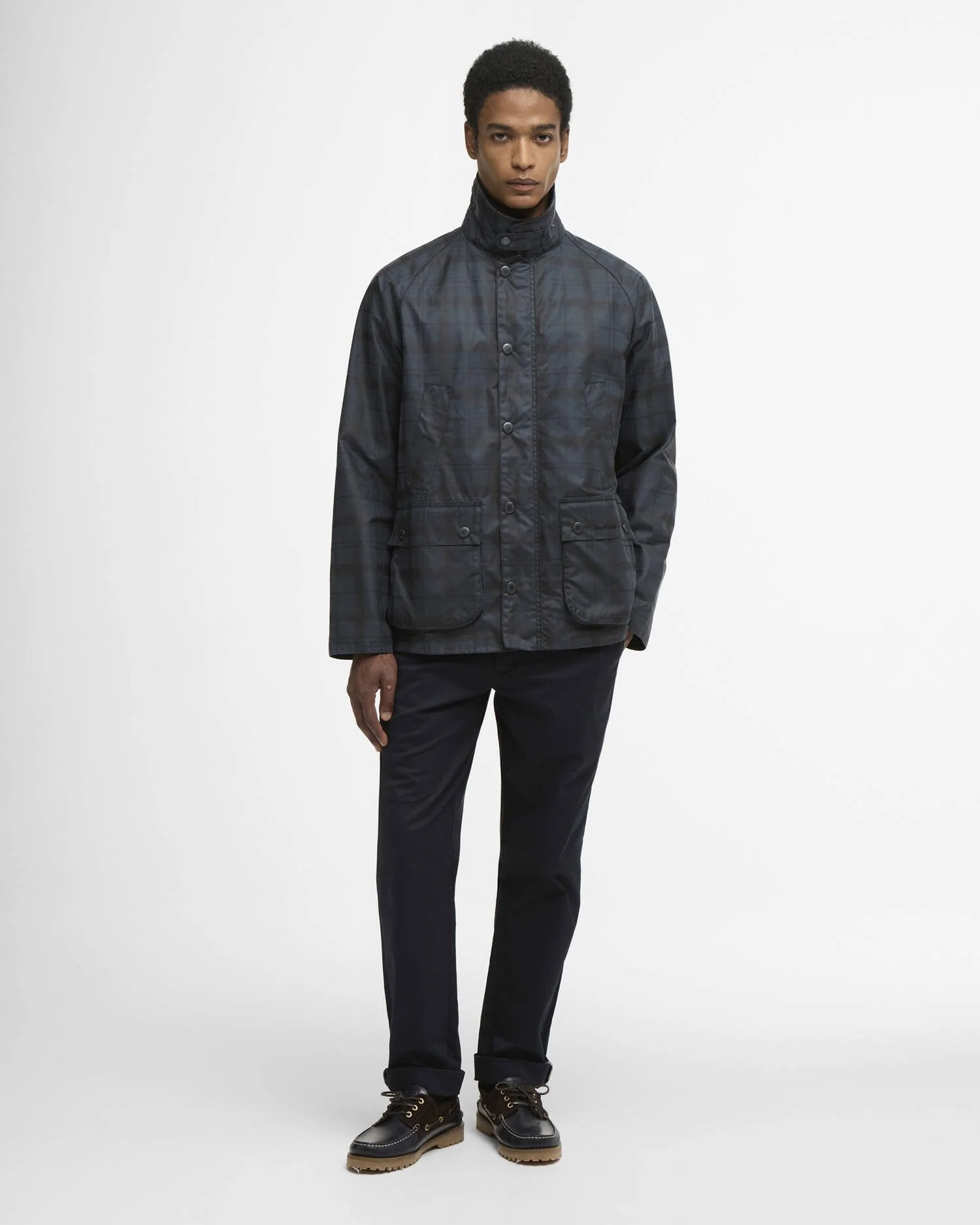 Barbour Tartan Ambleside - Navy Tartan - Image 4