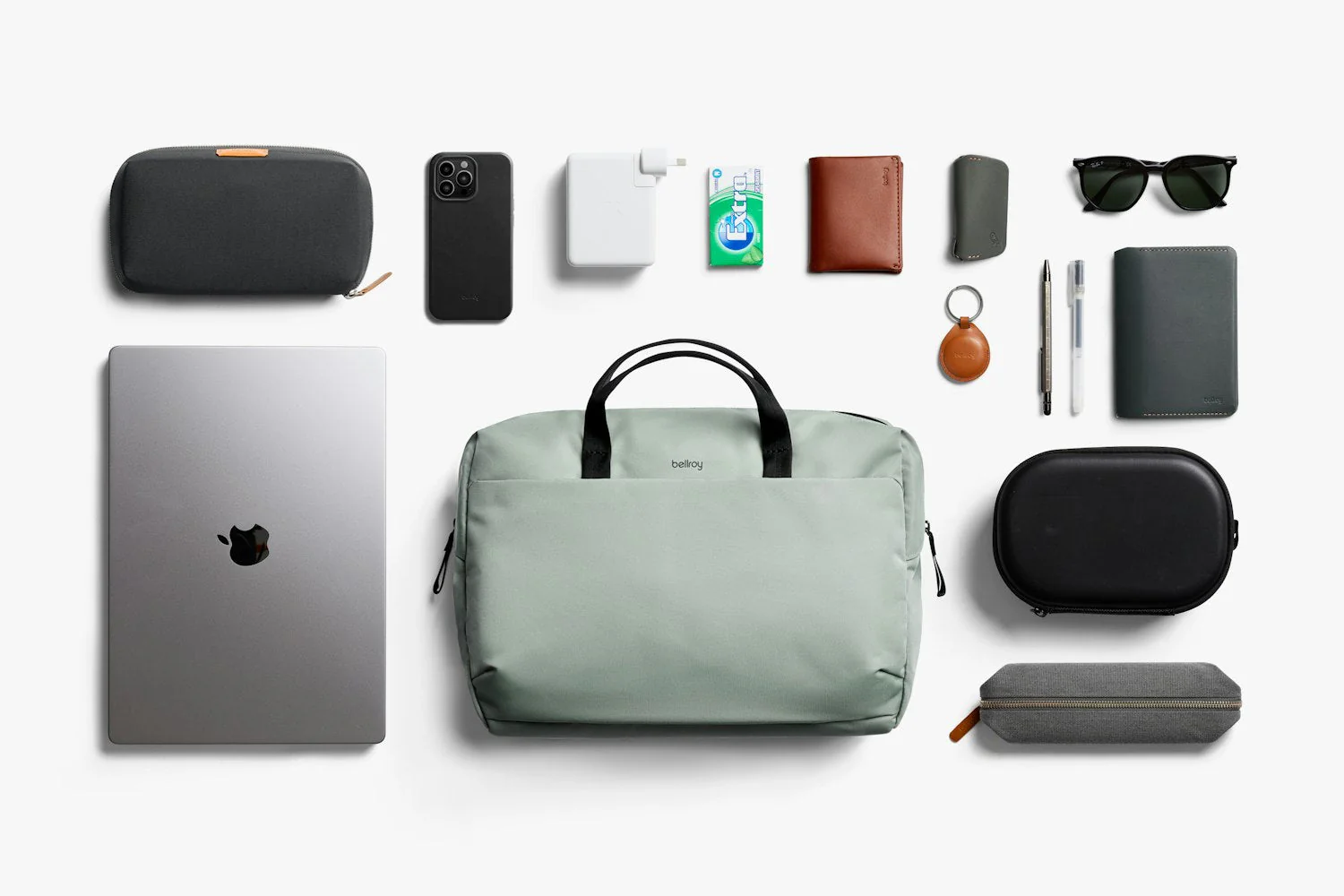 Bellroy Via Work Bag (Tech Briefcase) Eucalyptus - Image 8