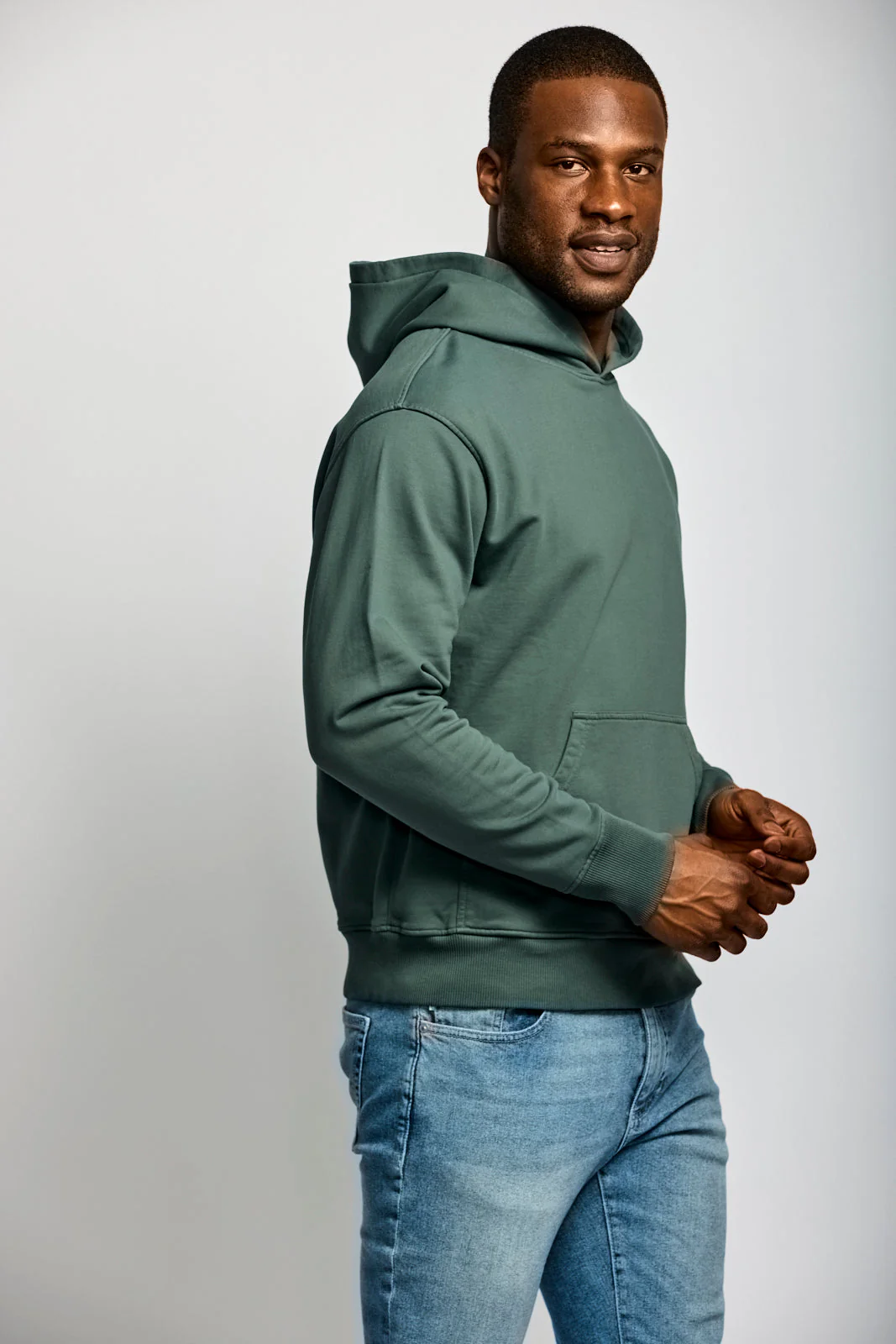 Easy Mondays Organic Cotton Hoodie Shadow - Image 4