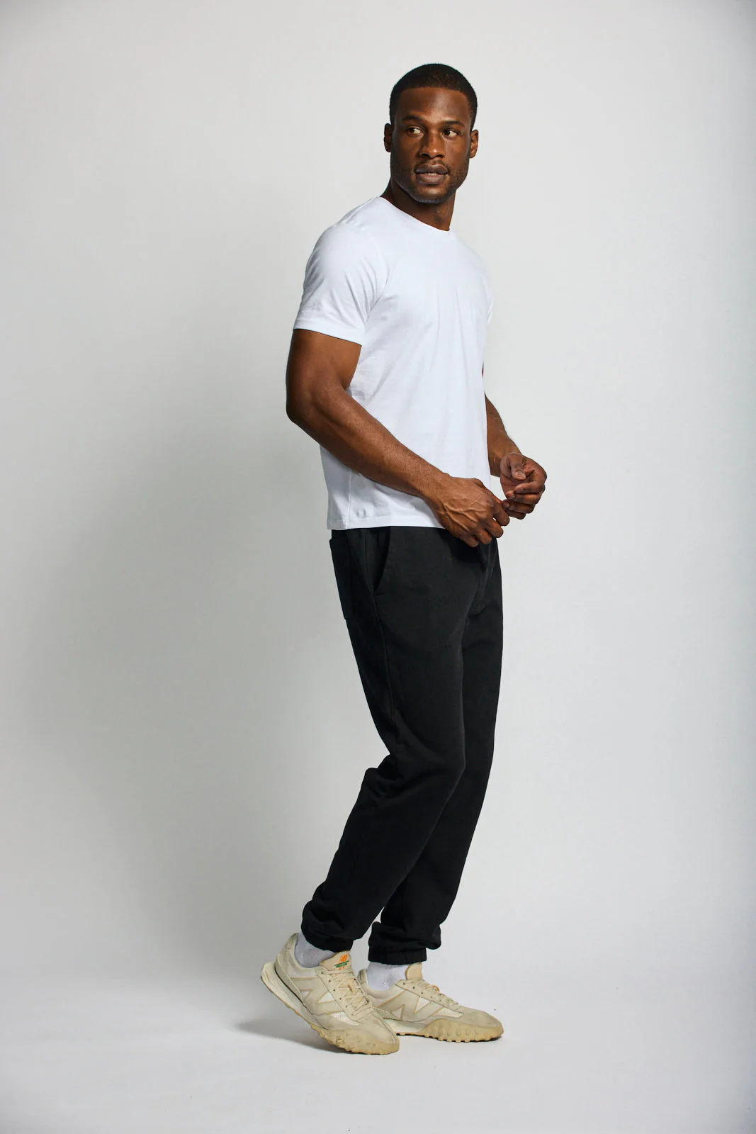 Easy Mondays Organic Cotton Sweatpant Black - Image 3