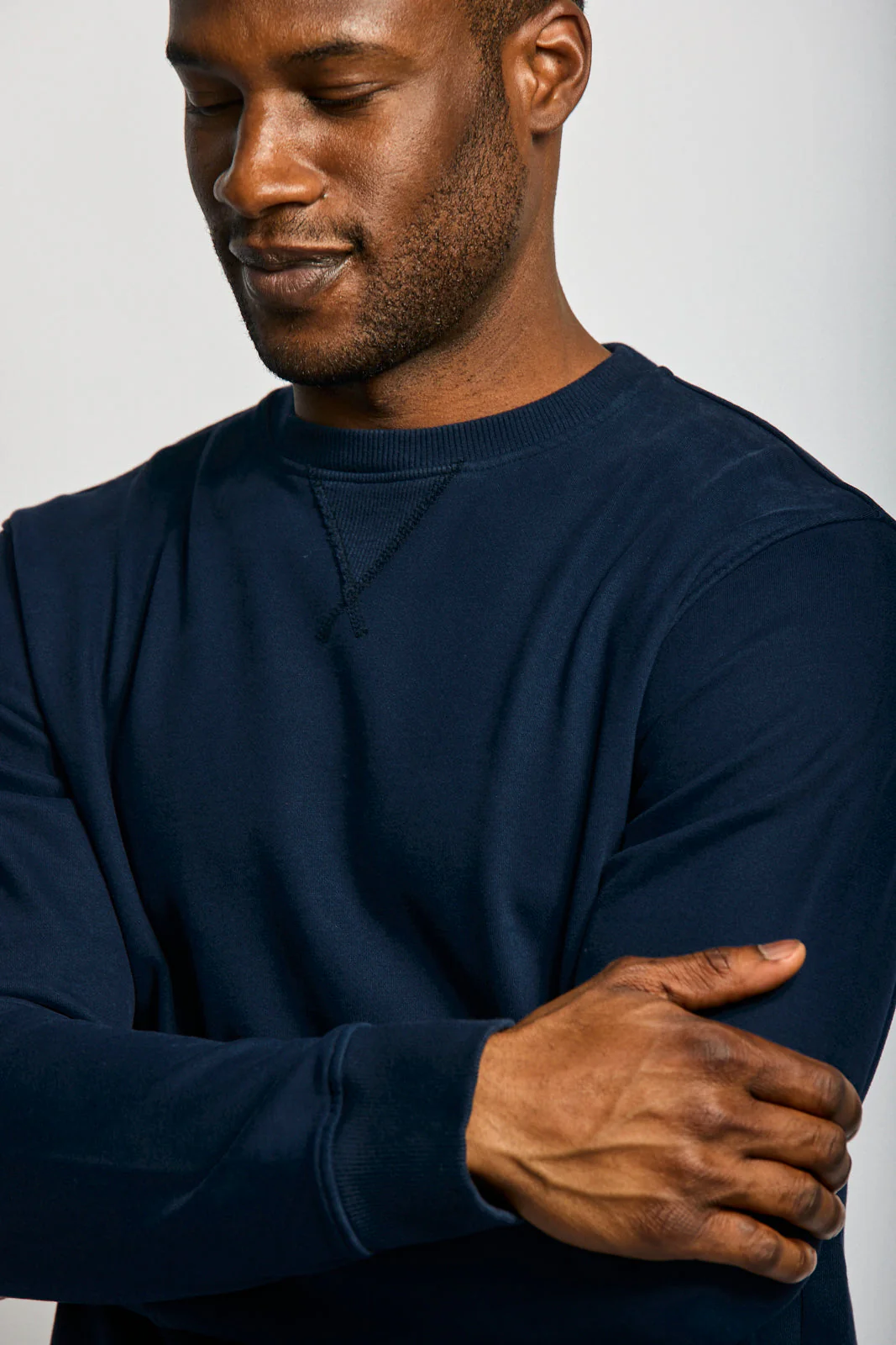 Easy Mondays Organic Cotton Sweatshirt Navy - Image 4
