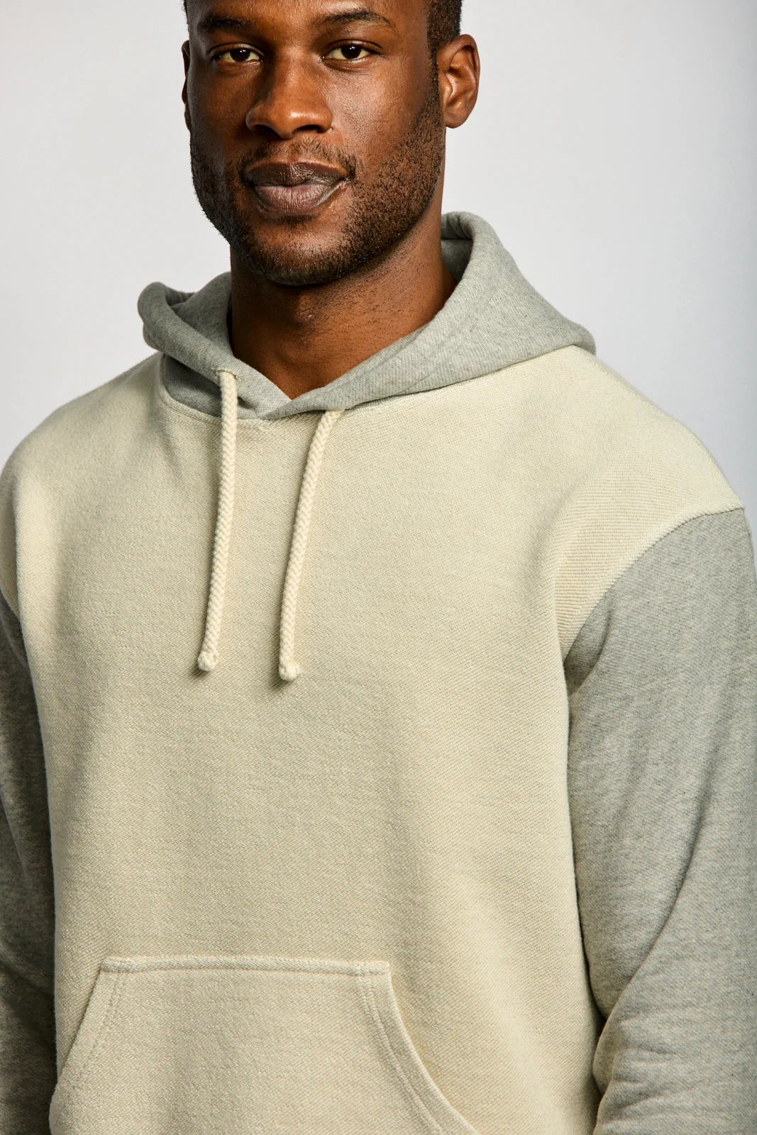 Easy Mondays Reverse Hoodie Oatmeal - Image 4