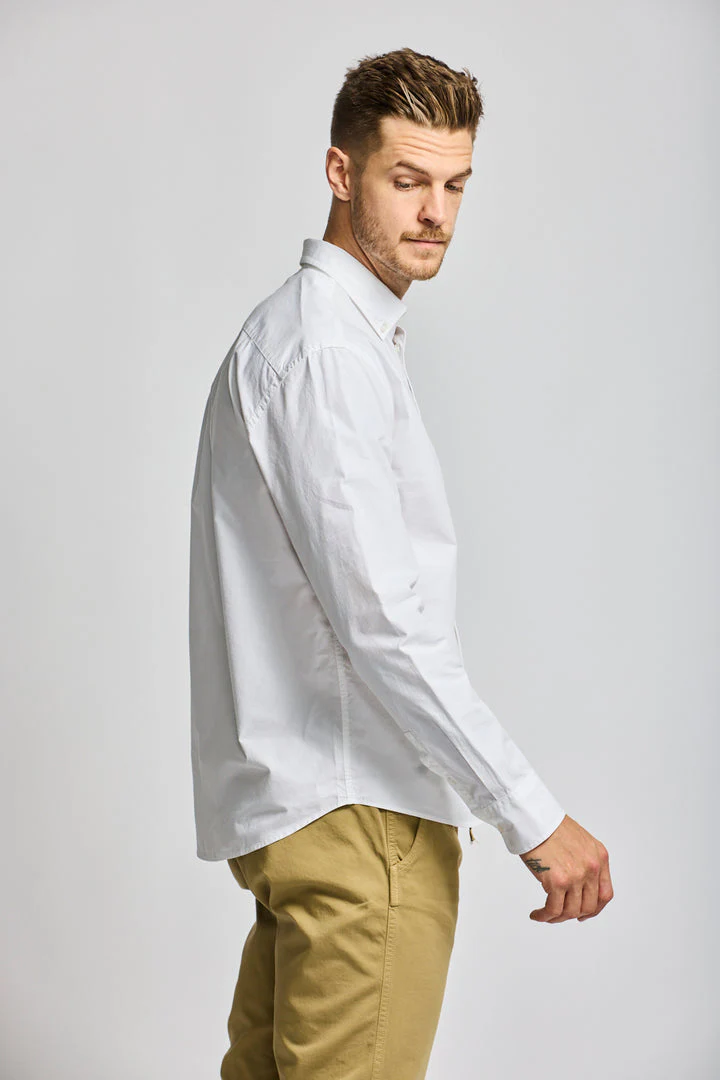 Easy Mondays Shirt Poplin White - Image 3