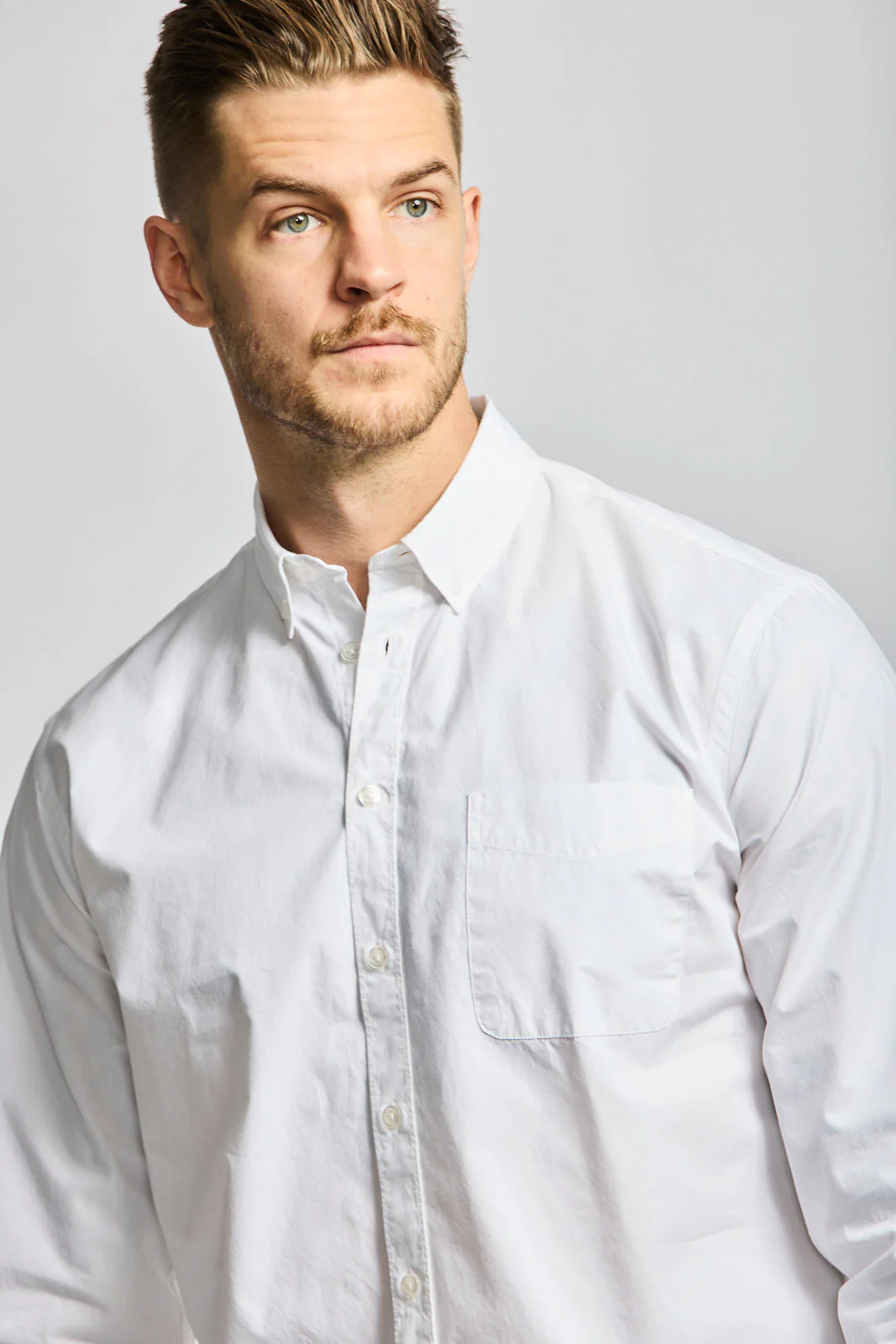 Easy Mondays Shirt Poplin White - Image 4