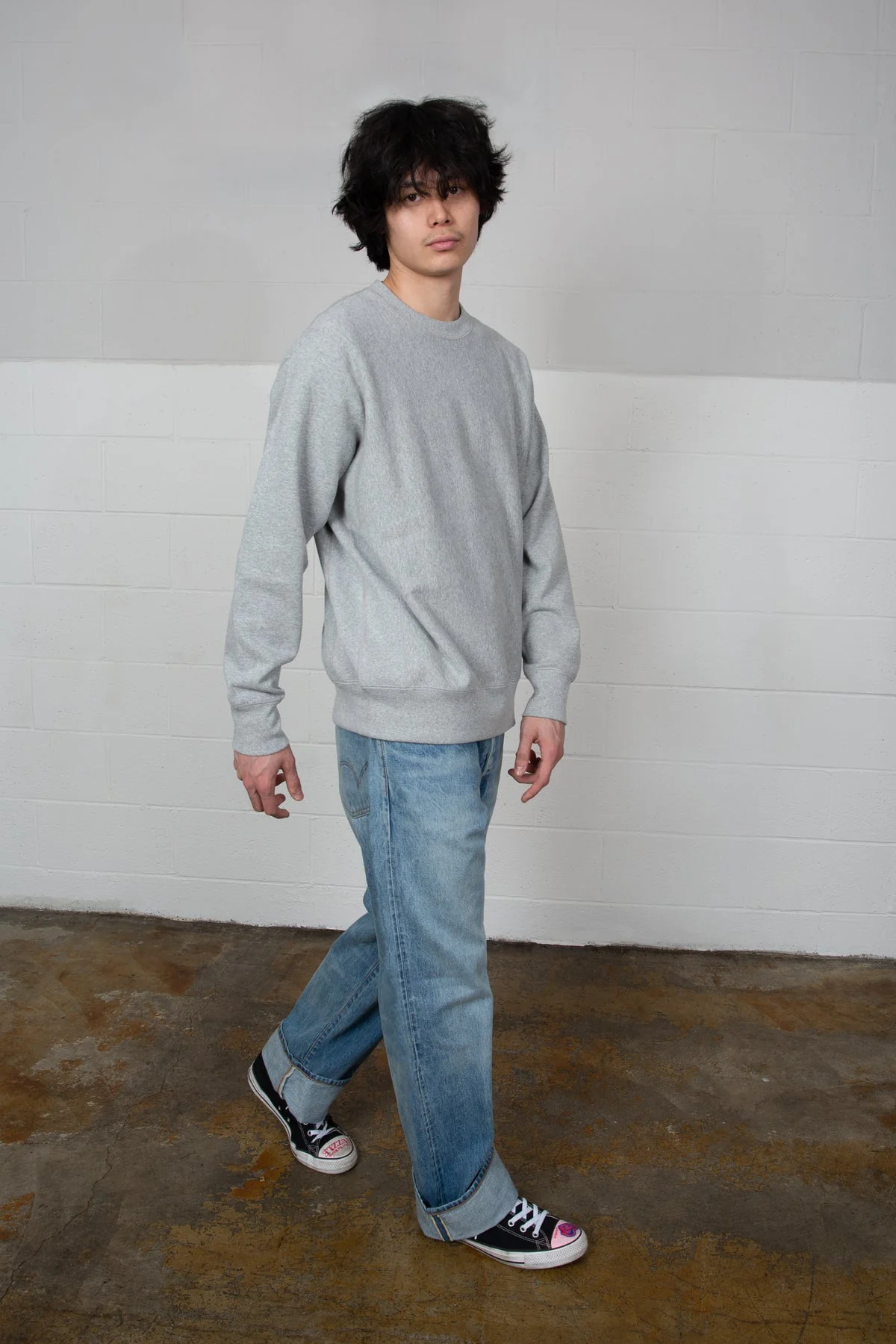 Edwin Eca4004 Classic Crew Sweatshirt - Grey - Image 4