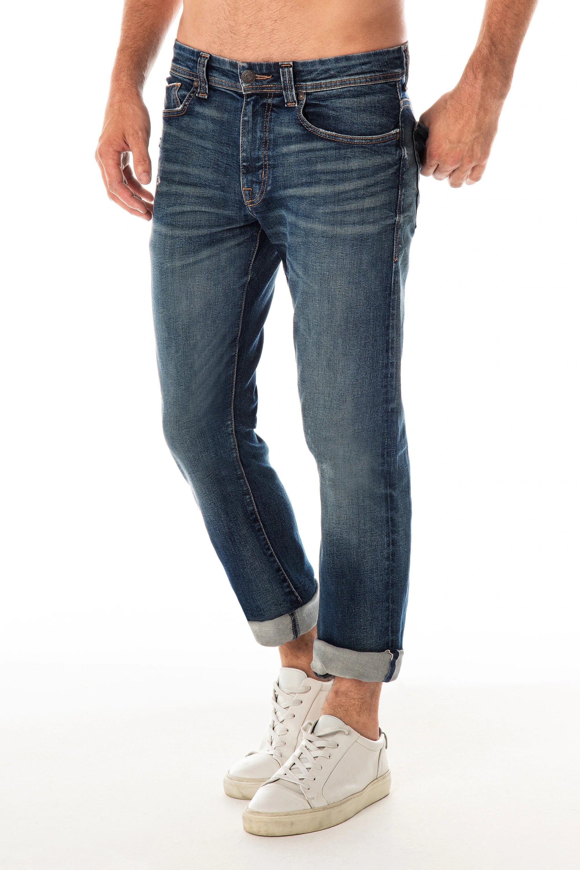 Fidelity Denim Torino Patchouli Selvedge Slim Fit Jeans - Image 3