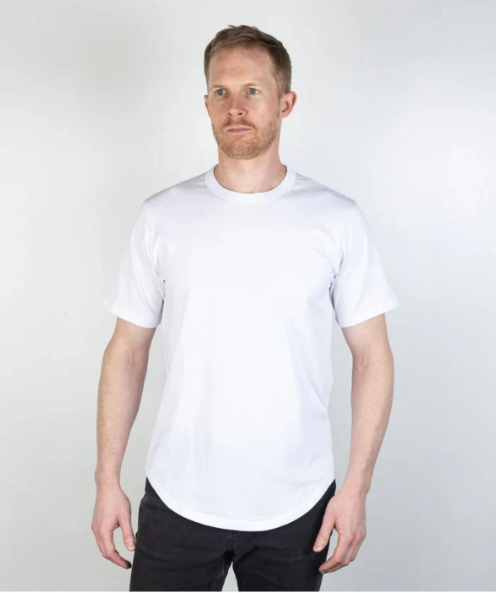 Jude 100% Pima Cotton SS Kris T-Shirt White
