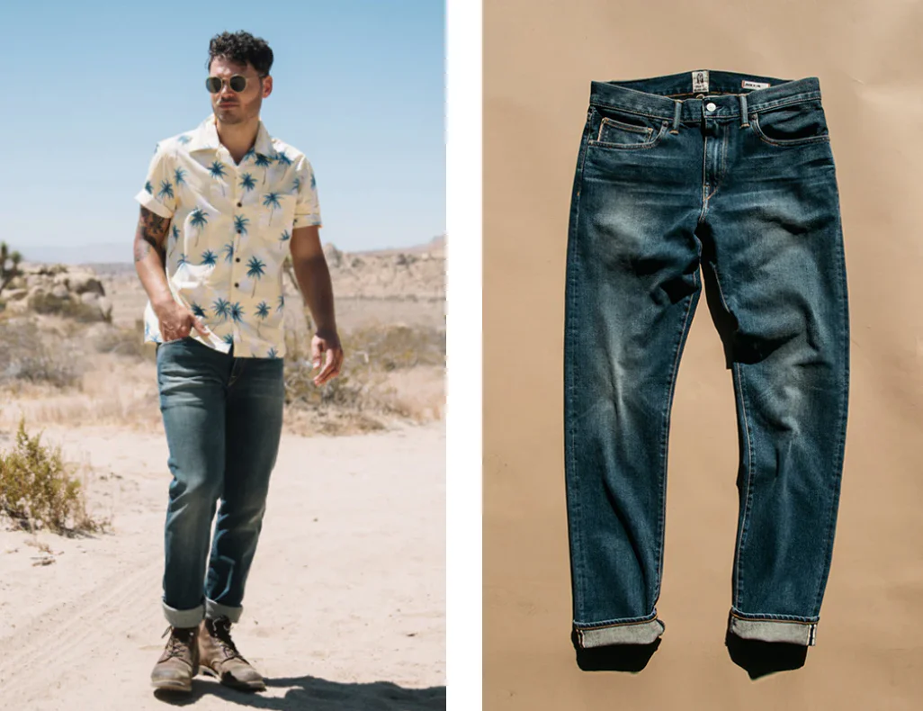 Kato CORE-The Pen Slim 10.5 Oz Denim Jeans Rain - Image 4