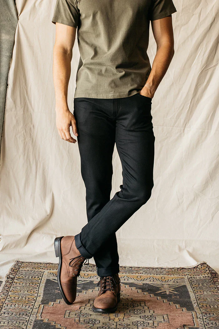 Kato - The Pen Slim 10.5 oz Selvedge Denim Jeans Raw - Image 6