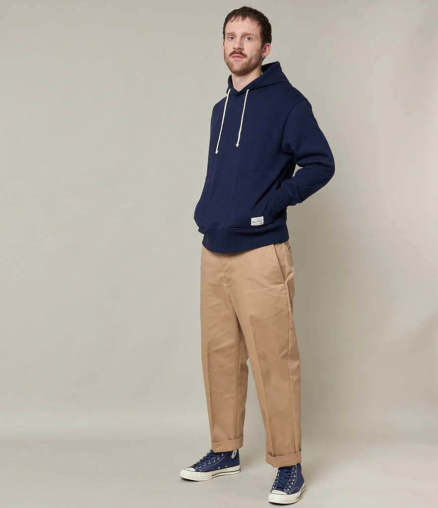 Merz Hoodie 19 Oz Relaxed Fit Dark Navy - Image 6