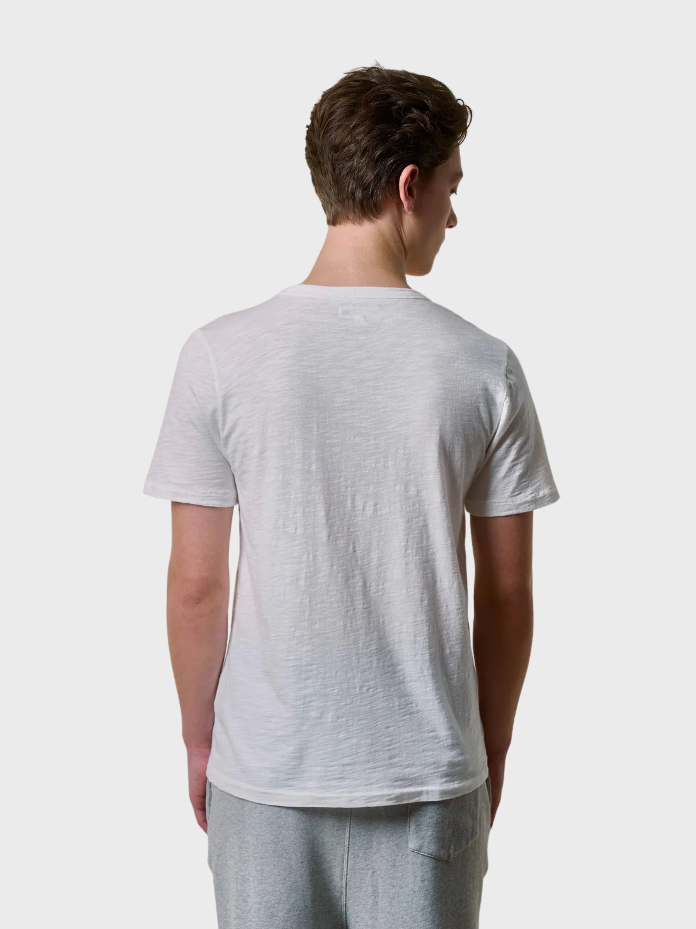 Merz Unisex T-Shirt, Pima Slub Cotton - white - Image 3